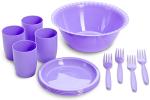 Набор посуды д/пикника Витто на 4 персоны(миска+тарелки+вилки+стаканы) Мартика/С67 (м)